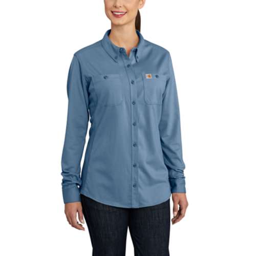 Carhartt Women's FR Force Cotton Hybrid Button Front L/S Shirt